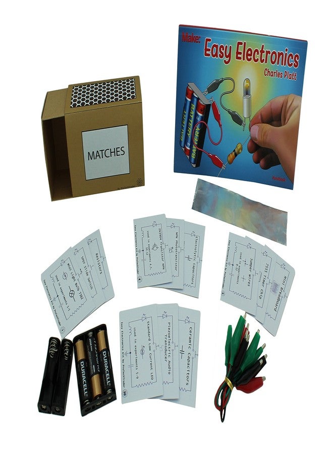 ProTechTrader Make: Easy Electronics Kit Bundle - Includes Paperback Handbook by Charles Platt and Electronic Components Pack by ProTechTrader - STEM Educational DIY - Image 4